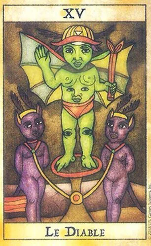 Tarot De Maria Celia Review 5 The Devil from Tarot de Maria Celia