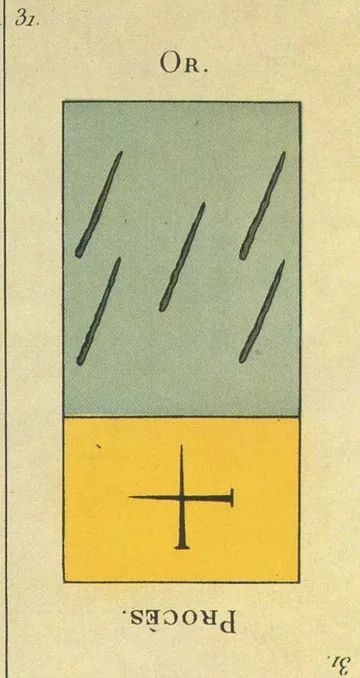 31 — Or card from the Tarot Etteilla deck
