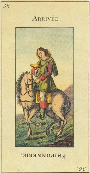 38 — Arrivée card from the Tarot Etteilla deck