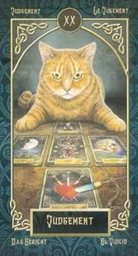 Judgement card from the Tarot Familiars deck
