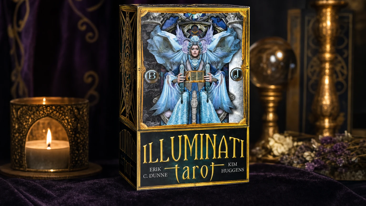 Tarot Illuminati product box lifestyle photo