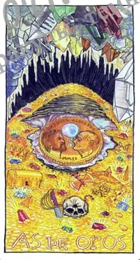 As de Oros - Tarot Lukumi - Luigi Scapini