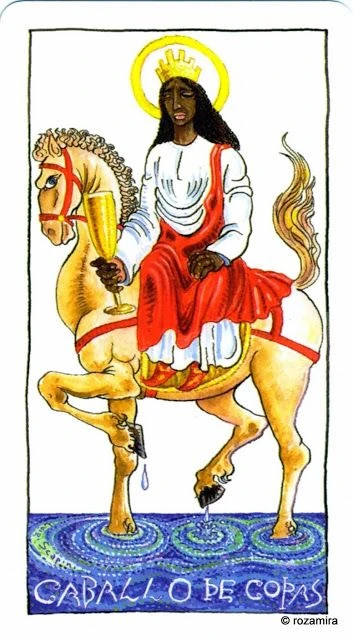 Caballo de Copas - Tarot Lukumi - Luigi Scapini