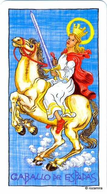 Caballo de Espadas - Tarot Lukumi - Luigi Scapini