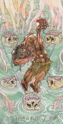Cinco de Copas - Tarot Lukumi - Luigi Scapini