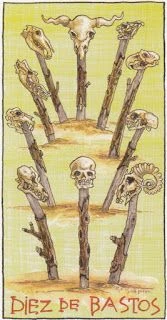 Diez de Bastos - Tarot Lukumi - Luigi Scapini