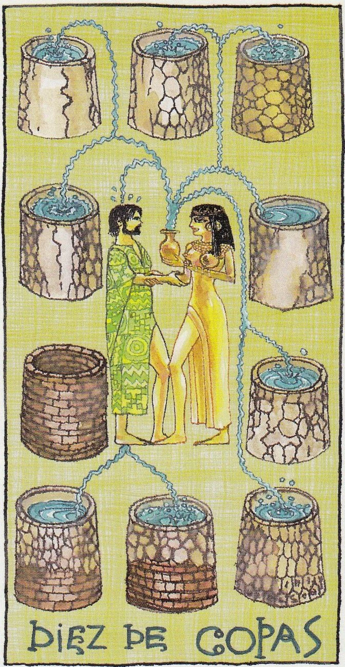 Diez de Copas - Tarot Lukumi - Luigi Scapini
