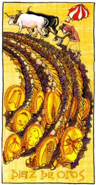 Diez de Oros - Tarot Lukumi - Luigi Scapini