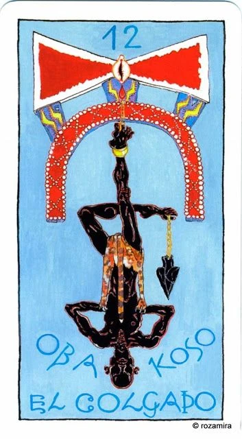 El Colgado - Tarot Lukumi - Luigi Scapini