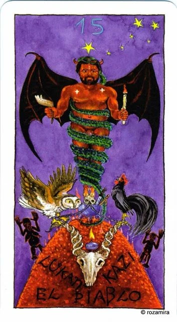 El Diablo - Tarot Lukumi - Luigi Scapini