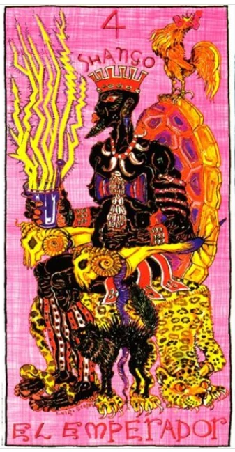 El Emperador - Tarot Lukumi - Luigi Scapini