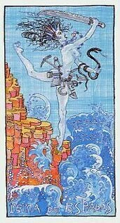 Reina de Espadas - Tarot Lukumi - Luigi Scapini