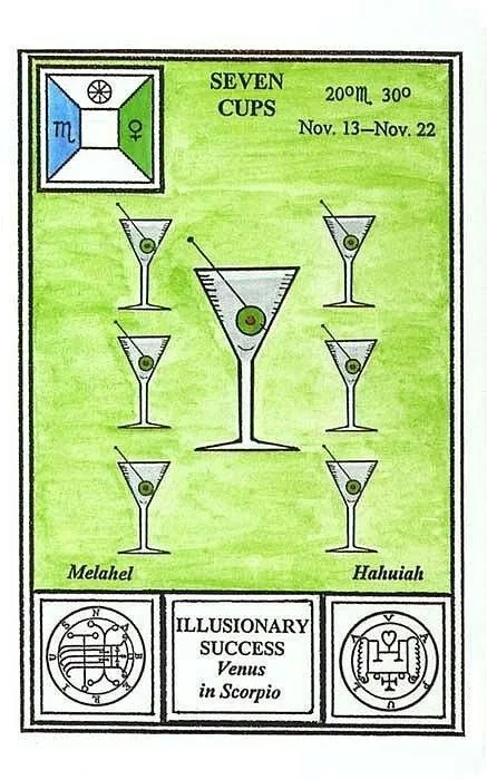 7 of Cups - Tarot of Ceremonial Magick - Tarot Deck by Lon Milo DuQuette