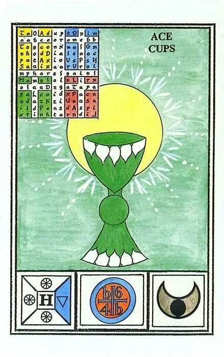 Ace of Cups - Tarot of Ceremonial Magick - Tarot Deck by Lon Milo DuQuette