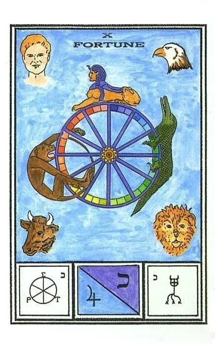 Tarot Of The Ceremonial Magick Review 3 Fortune card from Tarot of Ceremonial Magick