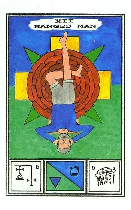 Hanged Man - Tarot of Ceremonial Magick - Tarot Deck by Lon Milo DuQuette