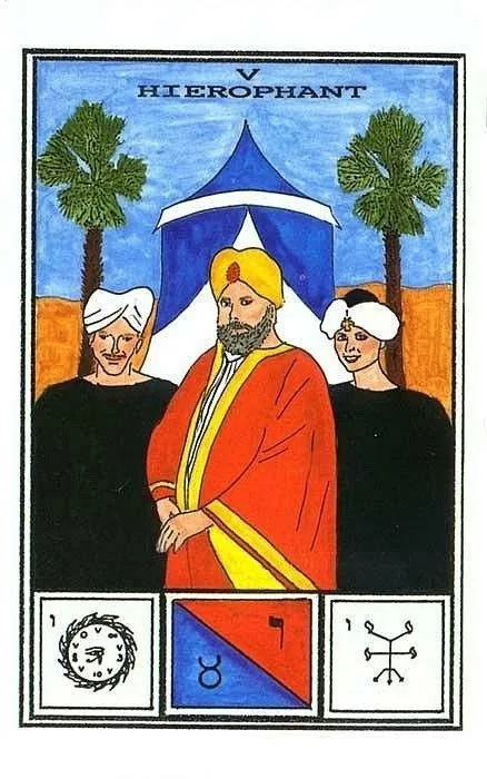 Hierophant - Tarot of Ceremonial Magick - Tarot Deck by Lon Milo DuQuette