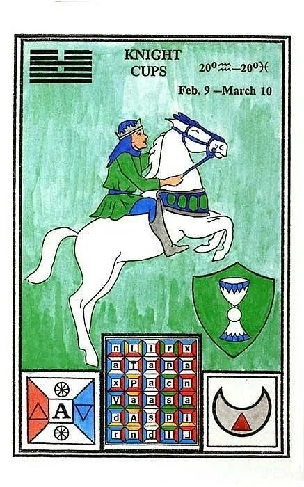 Knight of Cups - Tarot of Ceremonial Magick - Tarot Deck by Lon Milo DuQuette