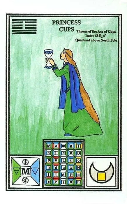 Princess of Cups - Tarot of Ceremonial Magick - Tarot Deck by Lon Milo DuQuette