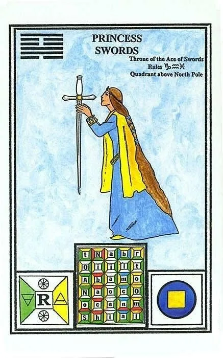 Princess of Swords - Tarot of Ceremonial Magick - Tarot Deck by Lon Milo DuQuette