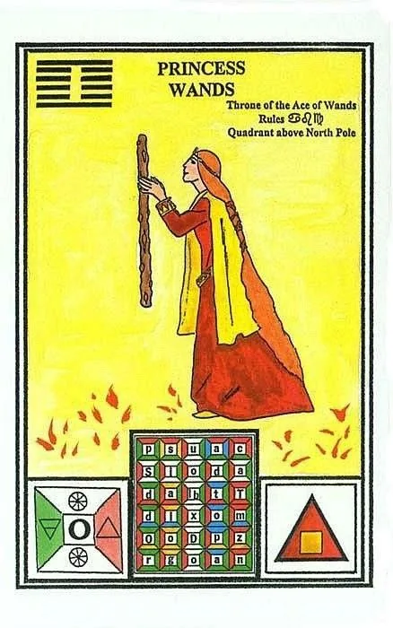 Princess of Wands - Tarot of Ceremonial Magick - Tarot Deck by Lon Milo DuQuette