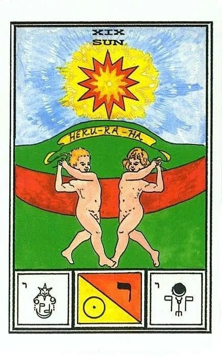 Sun - Tarot of Ceremonial Magick - Tarot Deck by Lon Milo DuQuette