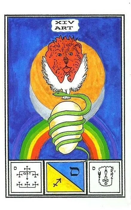 Art card from the Tarot of Ceremonial Magick deck