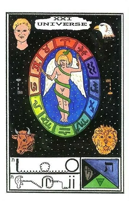 Universe card from Tarot of Ceremonial Magick