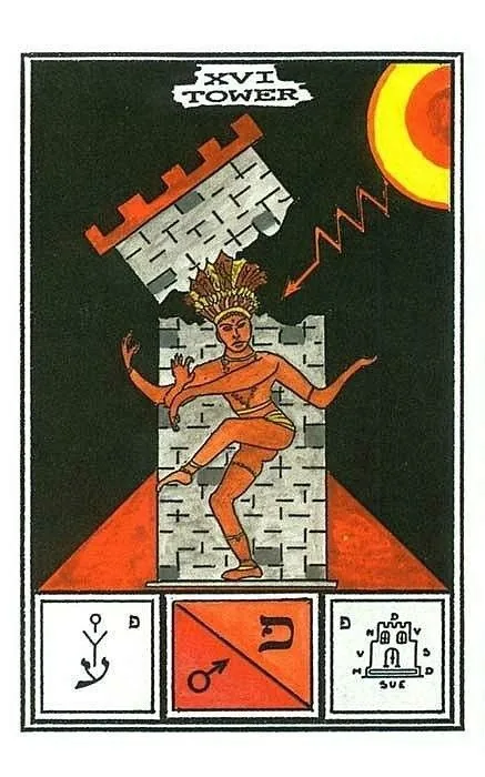 Tower - Tarot of Ceremonial Magick - Tarot Deck by Lon Milo DuQuette