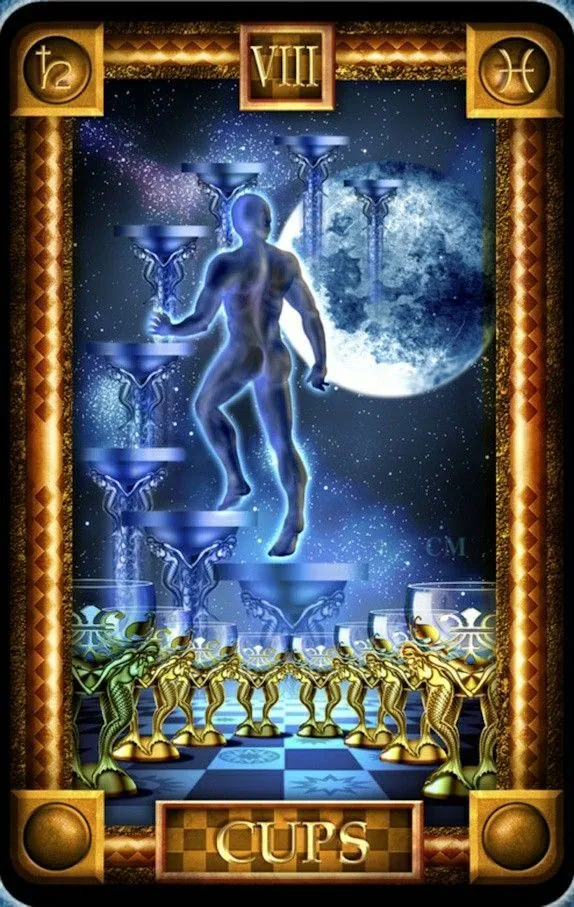 8 of Cups card from the Tarot Of Dreams deck