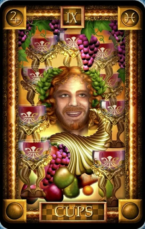 9 of Cups - Tarot Of Dreams - Tarot Deck by Ciro Marchetti