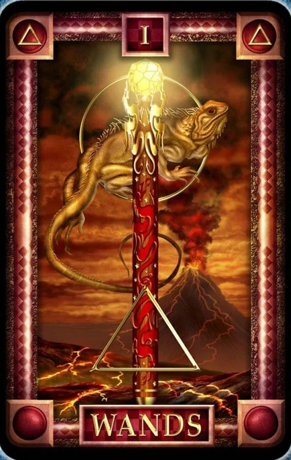 Ace of Wands - Tarot Of Dreams - Tarot Deck by Ciro Marchetti