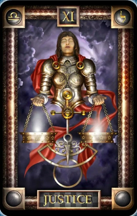 Justice - Tarot Of Dreams - Tarot Deck by Ciro Marchetti