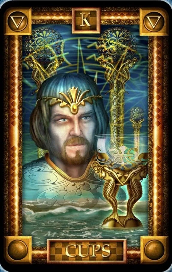 King of Cups - Tarot Of Dreams - Tarot Deck by Ciro Marchetti
