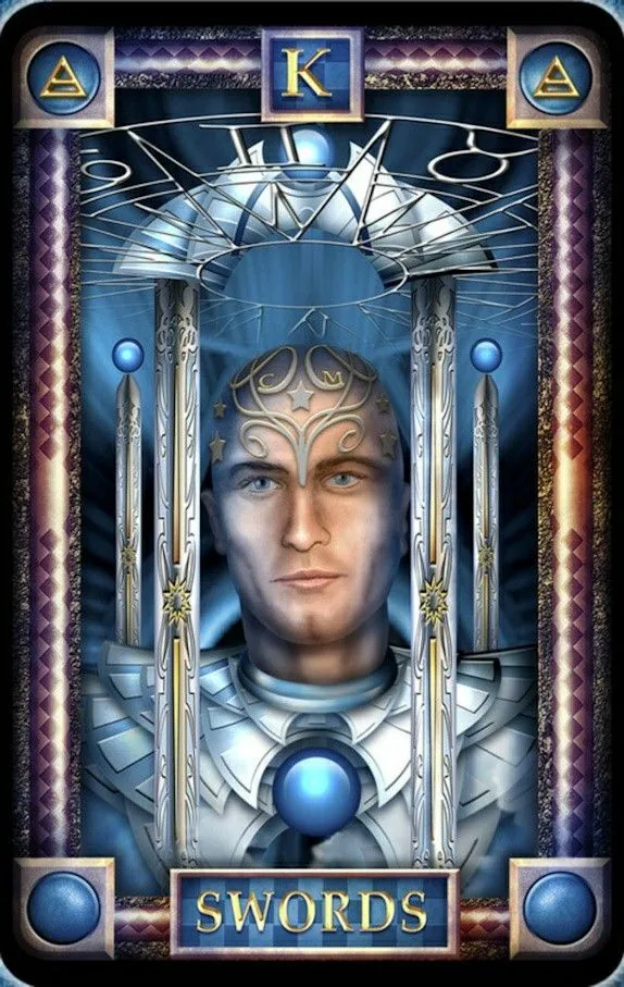 King of Swords - Tarot Of Dreams - Tarot Deck by Ciro Marchetti