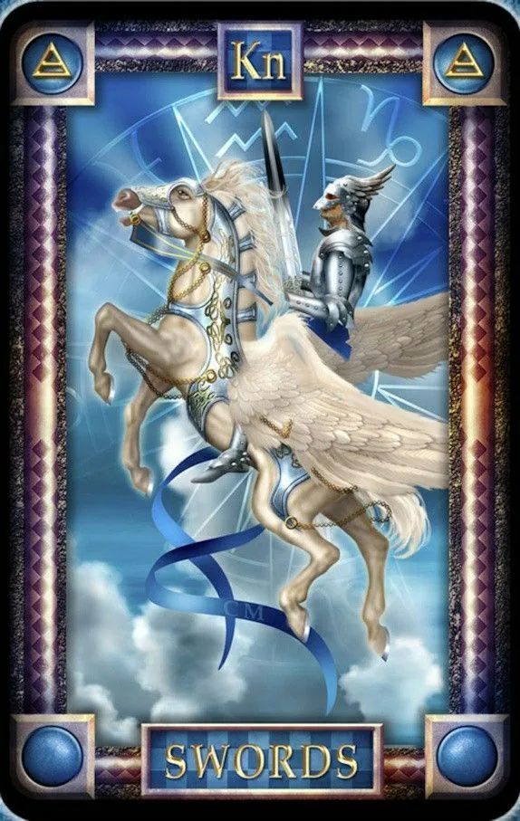 Knight of Swords - Tarot Of Dreams - Tarot Deck by Ciro Marchetti