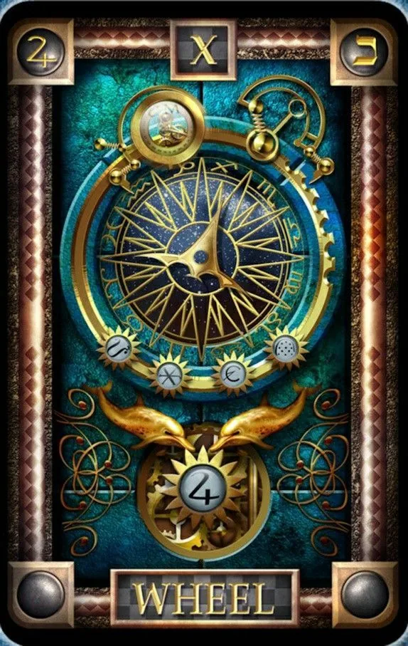 Wheel - Tarot Of Dreams - Tarot Deck by Ciro Marchetti