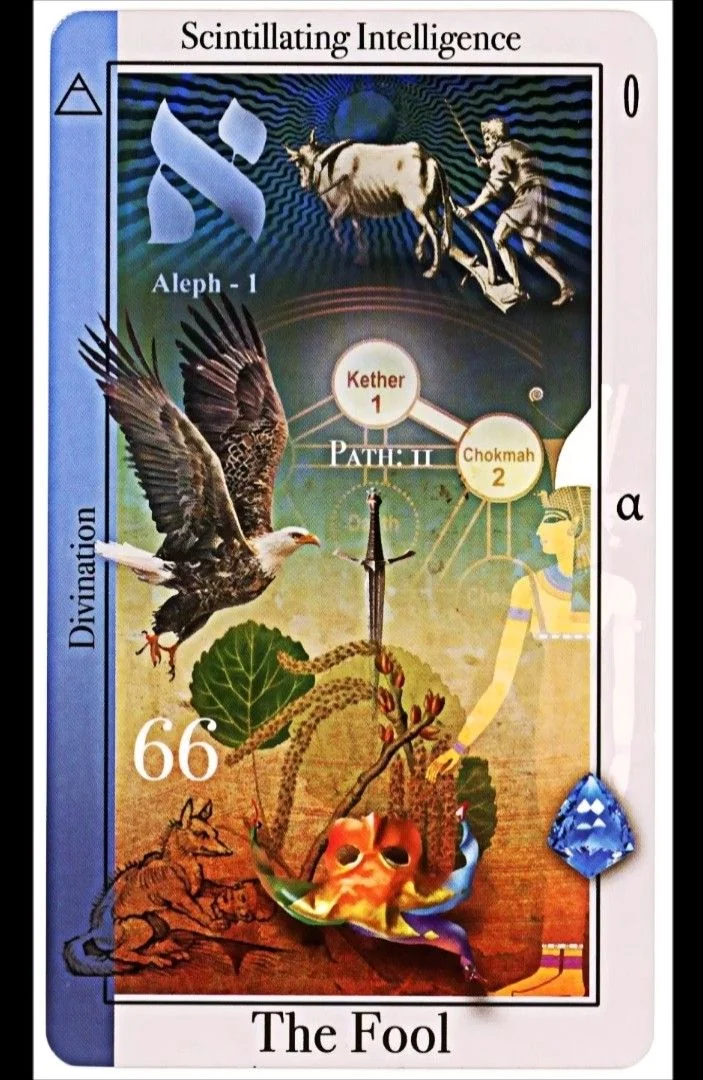 The Fool card from the Tarot of Magical Correspondences deck