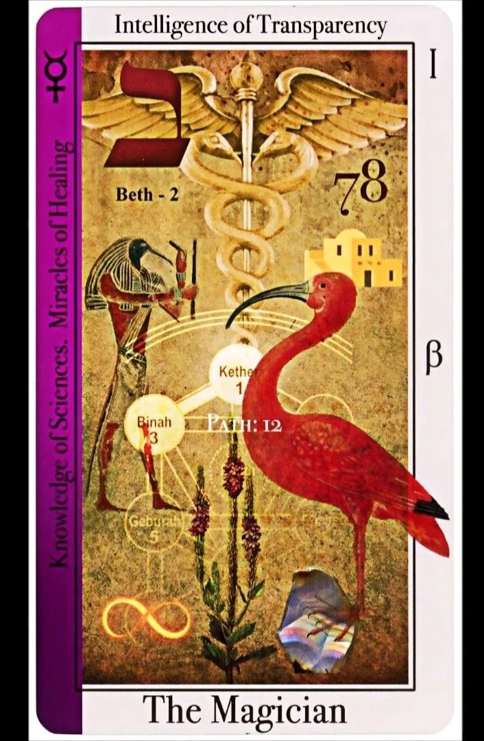 The Magician card from the Tarot of Magical Correspondences deck