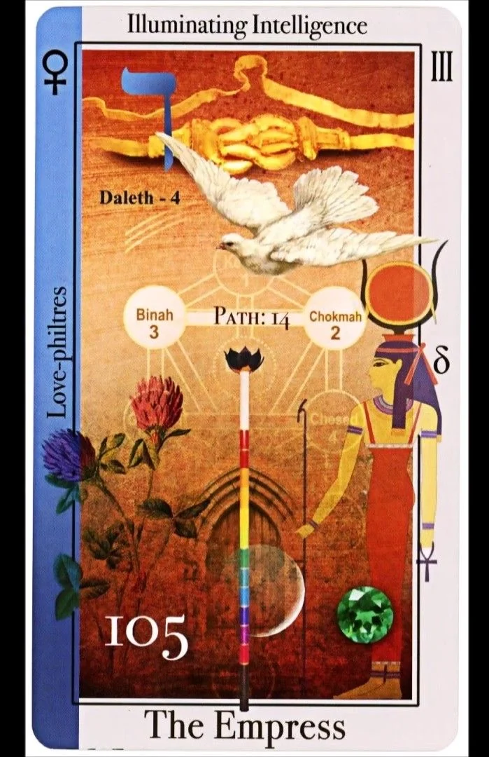 The Empress card from the Tarot of Magical Correspondences deck
