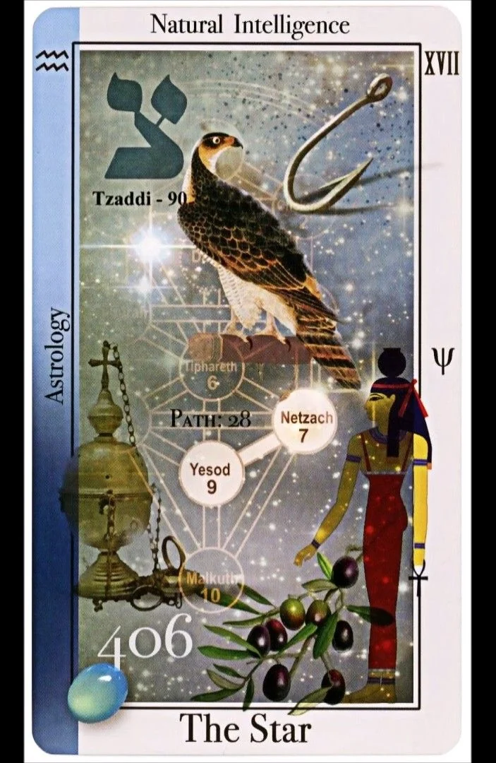 The Star card from the Tarot of Magical Correspondences deck