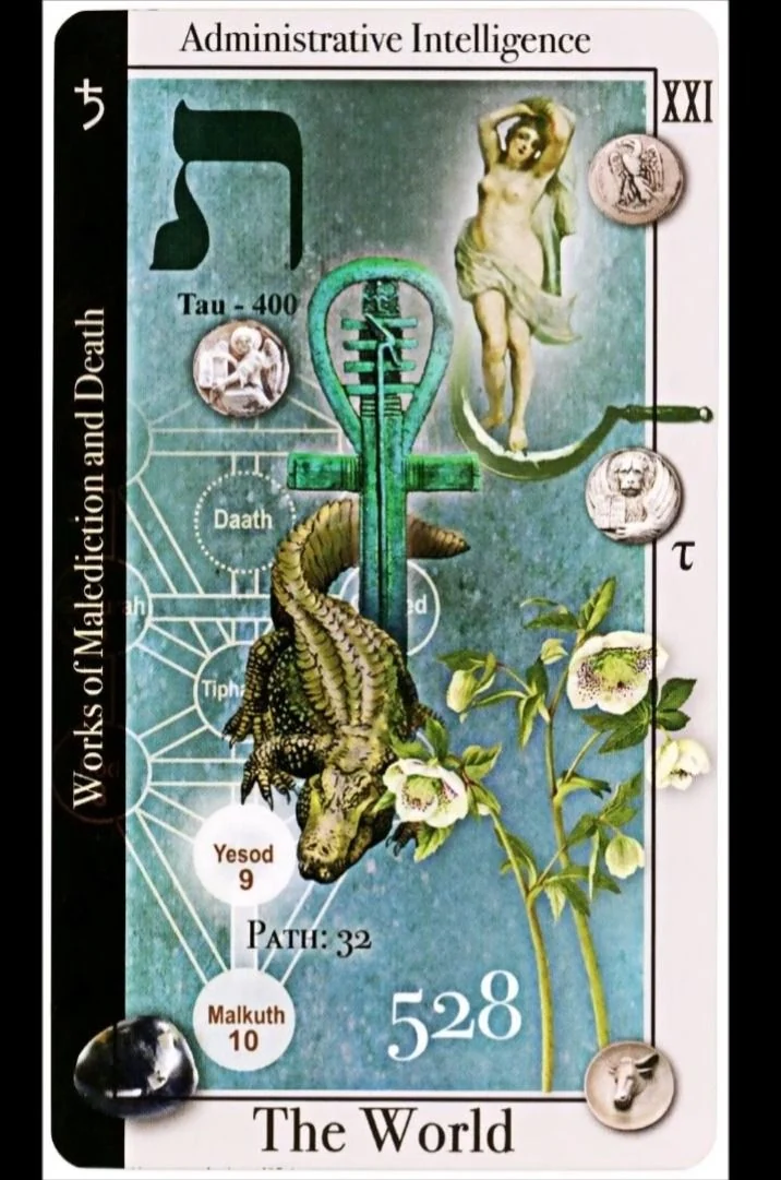 The World card from the Tarot of Magical Correspondences deck