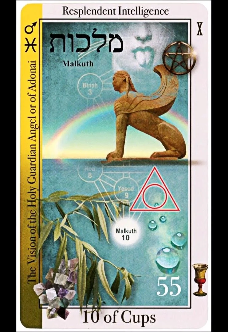 10 of Cups card from the Tarot of Magical Correspondences deck