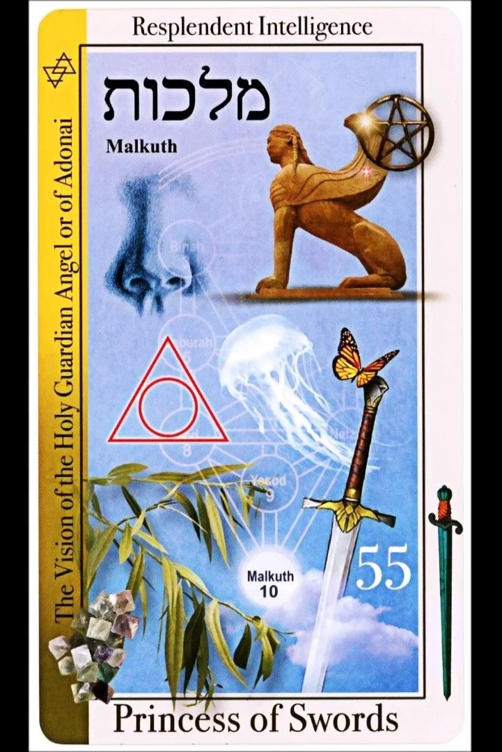 Princess of Swords card from the Tarot of Magical Correspondences deck