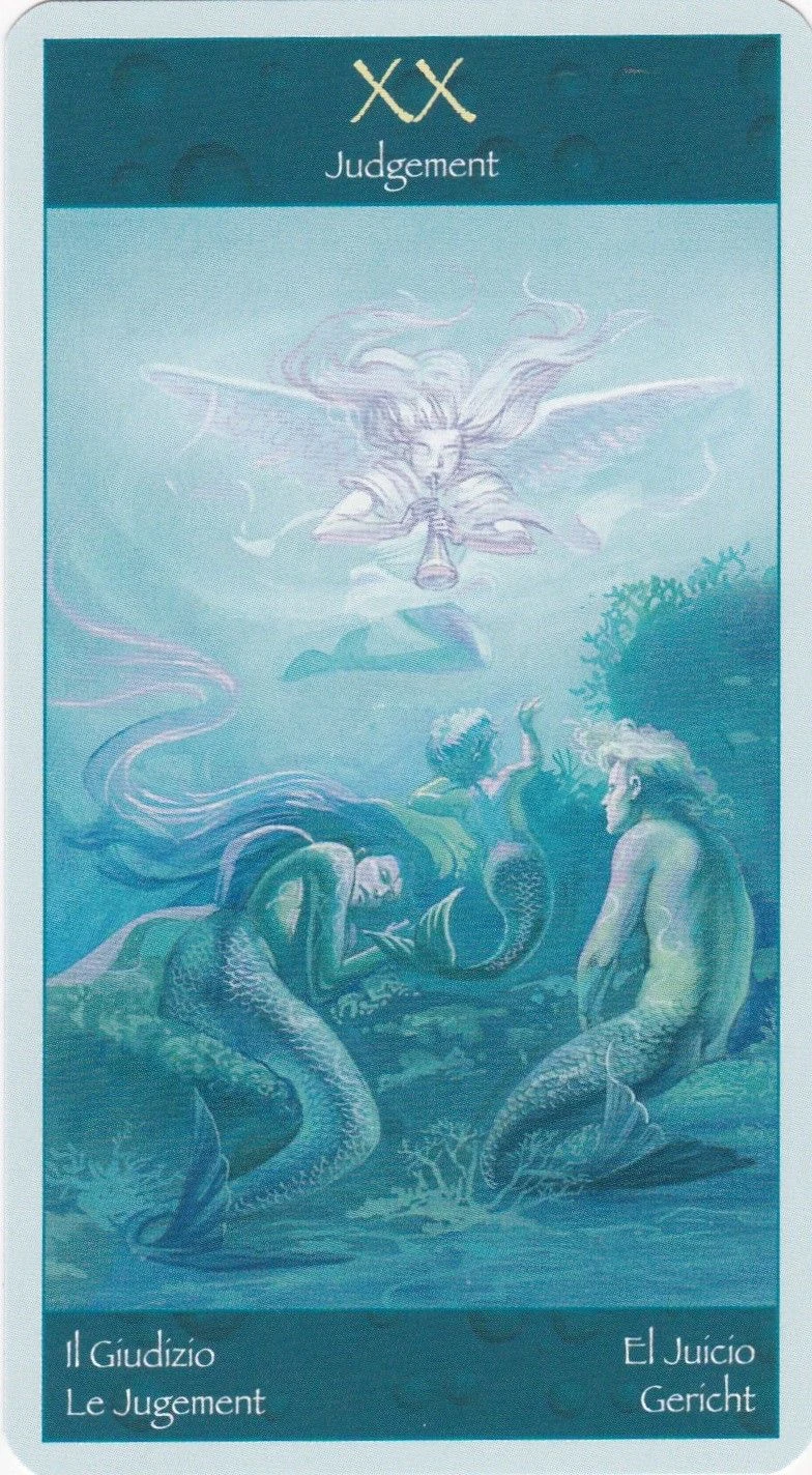 Judgement card from the Tarot of Mermaids deck