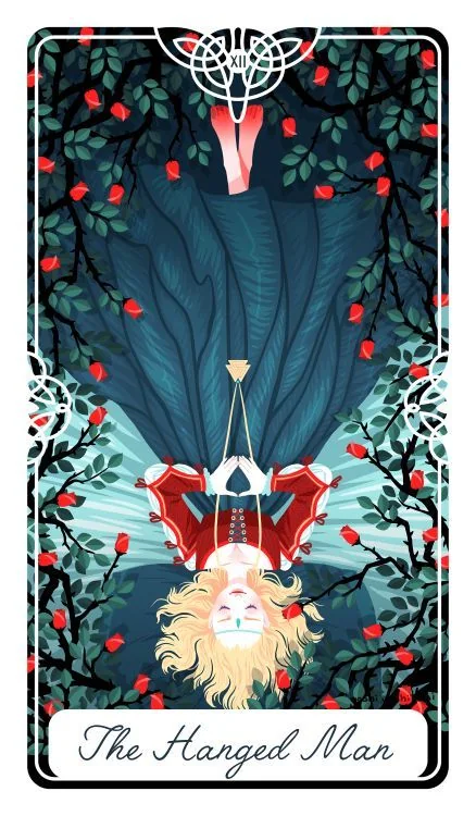 The Hanged Man - Tarot of the Divine - Tarot Deck by Yoshi Yoshitani