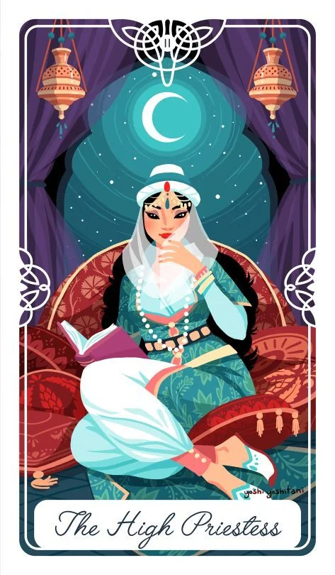 The High Priestess - Tarot of the Divine - Tarot Deck by Yoshi Yoshitani