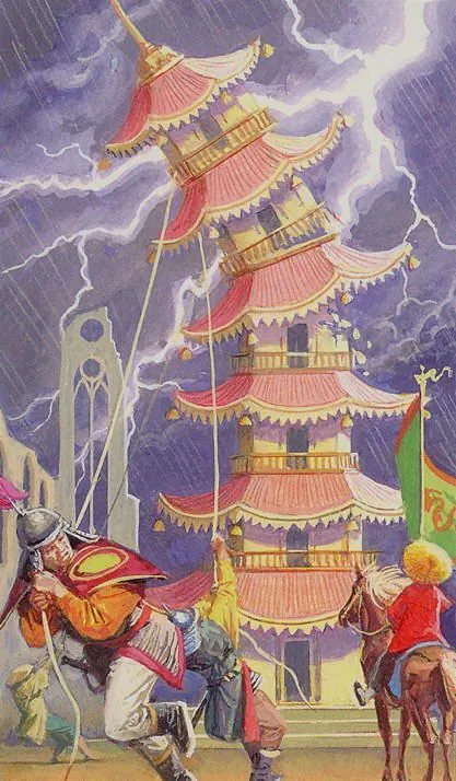 Source card 01 card from the Tarot of the Journey To the Orient deck
