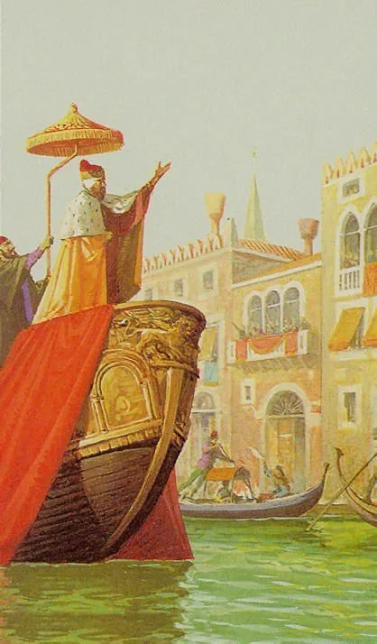 Source card 40 card from the Tarot of the Journey To the Orient deck