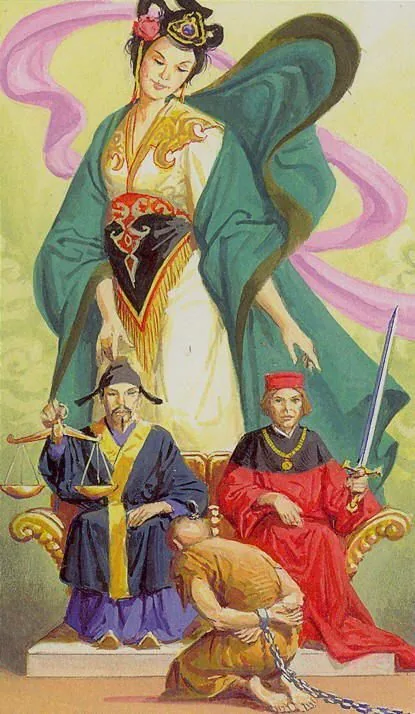 Source card 49 card from the Tarot of the Journey To the Orient deck